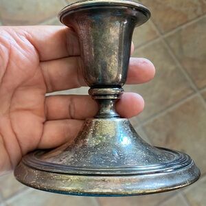 Vintage Silver Candlestick